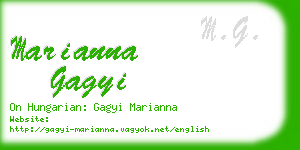 marianna gagyi business card